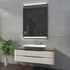 Badspiegel mit LED Beleuchtung und Touch-Schalter - Hobart Produktbild-Vorschau 2
