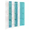 vidaXL Armoire pour enfants Modular avec 12 cubes Vert PP Voir les images du produit 6