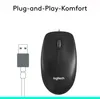 Logitech M100, Beidhändig, Optisch, USB Typ-A, 1000 DPI, Produktbild-Vorschau 25
