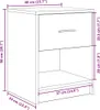 vidaXL Noční stolky 2 ks se zásuvkou bílé 40x34x50 cm Náhled obrázku produktu 8