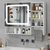 Puluomis zrcadlová skříňka do koupelny 80 cm se 3 barevnými Náhled obrázku produktu 1