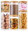 lot de 6 bocaux réutilisables en verre borosilicaté avec Voir les images du produit 1