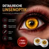 Žlté kontaktné šošovky – Strašidelné denné šošovky na Náhľad obrázku produktu 7
