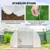 Szklarnia foliowa Outsunny, ok. 3 x 4 x 2 m, odporna na Podgląd zdjęcia produktu 8