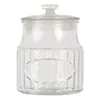 Skleněná kulatá dóza Clayre & Eef Ø 15x20 cm Náhled obrázku produktu 1