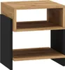 A product shot of a modern nightstand with two shelves. Produktbild-Vorschau