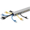 StarTech.com Kabelkanal 2 m PVC grau 38×25 mm max. 20 Kabel Produktbild-Vorschau 3