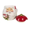 Clayre & Eef Vorratsglasdeckel Weihnachtsmann 20x17x22 cm Produktbild-Vorschau 2