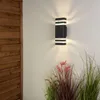 lumiled PROTEA Außenwandleuchte, Schwarz, rechteckig, IP44, Produktbild-Vorschau 3