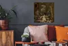 MuchoWow® Poster Der Geflügelhof - Jan Steen 50x50 cm - Produktbild-Vorschau 2
