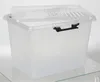 Boîte à charnières 19L transparente avec couvercle Boîte de Voir les images du produit 7