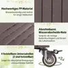 COSTWAY Donica z kratką do pnączy, kółkami, podpórką, Podgląd zdjęcia produktu 7