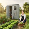 osoltus Lönneberga 1,5m² Gartenhaus Kunststoff Schuppen 96 Produktbild-Vorschau 2