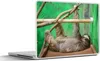 MuchoWow® Laptop Aufkleber Sticker Cover Ein Faultier, das Produktbild-Vorschau 1