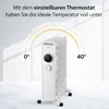 Original Kumtel radiateur à huile 2000W-2500W blanc Voir les images du produit 9