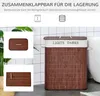 Prádelní koš 850-144BN, box na prádlo, s pratelným pytlem, Náhled obrázku produktu 2