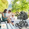 BRONEA® EXQUISE 2.0 Kombi-Kinderwagen 3-in-1 mit MATRATZE & Produktbild-Vorschau 2