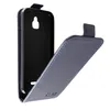 A dark blue flip cover case for a smartphone is shown open against a white background. Náhled obrázku produktu