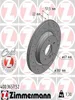 2x ZIMMERMANN 400.3657.52 Bremsscheibe Hinterachse Produktbild-Vorschau 1