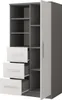 Étagère Étagère pour enfants Bibliothèque 80cm GRIS/BLANC Voir les images du produit 3
