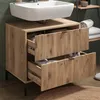 Waschbeckenunterschrank Vicco Eliza Viking Oak 70 x 63 cm Produktbild-Vorschau 4