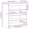 Příborník s LED světly Sonoma dub 60,5x37x67 cm Náhled obrázku produktu 8