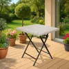 BRUBAKER Gartentisch Lugano - 58 x 58 cm Balkontisch Produktbild-Vorschau 7