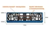 2 Stück Kennzeichenhalter kurz 46 cm Blau Chrom gebürstet Produktbild-Vorschau 5