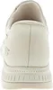 The back view of a white and beige Skechers sneaker. Voir les images du produit