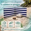 Lantigo Paravento da Spiaggia Righe Classiche 4m | Anteprima dell’immagine prodotto 9