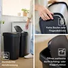 Rotho Twist Mülleimer Küche 3er-Set 10 L 25 L 50 L Deckel Produktbild-Vorschau 3