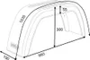 A diagram of a trailer fender with dimensions indicated. Produktbild-Vorschau