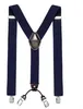 DonDon Herren Hosenträger 3,5 cm breit 4 Clips mit braunem Produktbild-Vorschau 2
