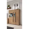 Fernsehwand Eiche Grandson Nb. TURDA-83 mit LED Beleuchtung Produktbild-Vorschau 3