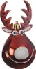 Christbaumschmuck Kunststoff Hirsch 11cm rot Produktbild-Vorschau 1