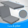 ELONEO Matelas pliant 65x195x9cm, Matelas pliant enfants Voir les images du produit 8