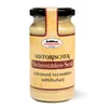 A jar of mustard on a white background. Náhľad obrázku produktu