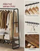Kleiderständer, Garderobenständer, Garderobe, 2 Ablagen, 6 Produktbild-Vorschau 9