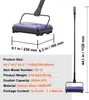 A manual carpet sweeper with its dimensions and specifications displayed. Náhled obrázku produktu