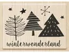 HEYDA Stempel Weihnachten Winterwonderland Holz matt Produktbild-Vorschau 2