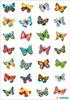 HERMA Sticker MAGIC "Schmetterlinge" Glitterfolie 1 Blatt à Produktbild-Vorschau 3