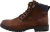 Mustang Veterschoenen Hoog  Veterschoenen Hoog - Cognac - Voir les images du produit 3