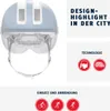 ABUS HUD-Y ACE city - casco da bici alla moda con visiera e Anteprima dell’immagine prodotto 2