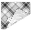 EBRAN TRADE Picknickdecke 200x200 cm Grau-Schwarz, Produktbild-Vorschau 7