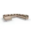 TRADA Gartenecksofa Bahama XXL Beige Rechts 410x298 cm Produktbild-Vorschau 4