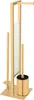 WENKO Stand WC-Garnitur Mod. Rivalta Gold, Edelstahl Produktbild-Vorschau 10
