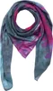 Baumwollschal – Allover-Muster – Tie-Dye – quadratischer Produktbild-Vorschau 1