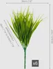 BELLE VOUS 6 STK Künstliche Pflanzen Gras Kunstpflanze – Produktbild-Vorschau 8
