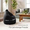 Green Bean® Sitzsack mit Rückenlehne "Drop" 60x60x90cm - Produktbild-Vorschau 3
