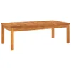4-tlg. Garten-Lounge-Set mit Auflagen Creme Massivholz Produktbild-Vorschau 8